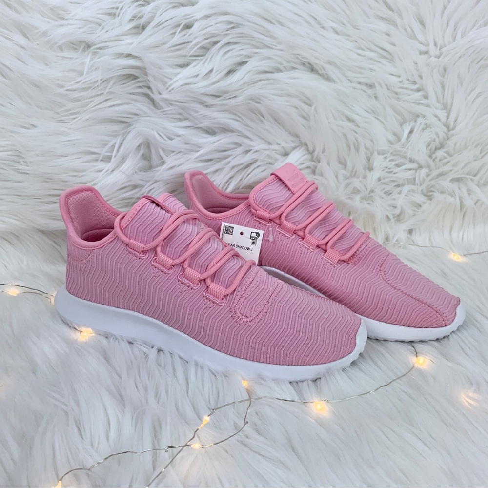 Adidas Originals Tubular Shadow Pink and White - Picture 2 of 7